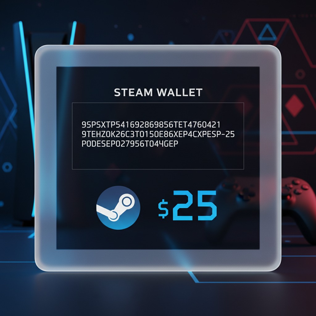 Steam Wallet Code $25
