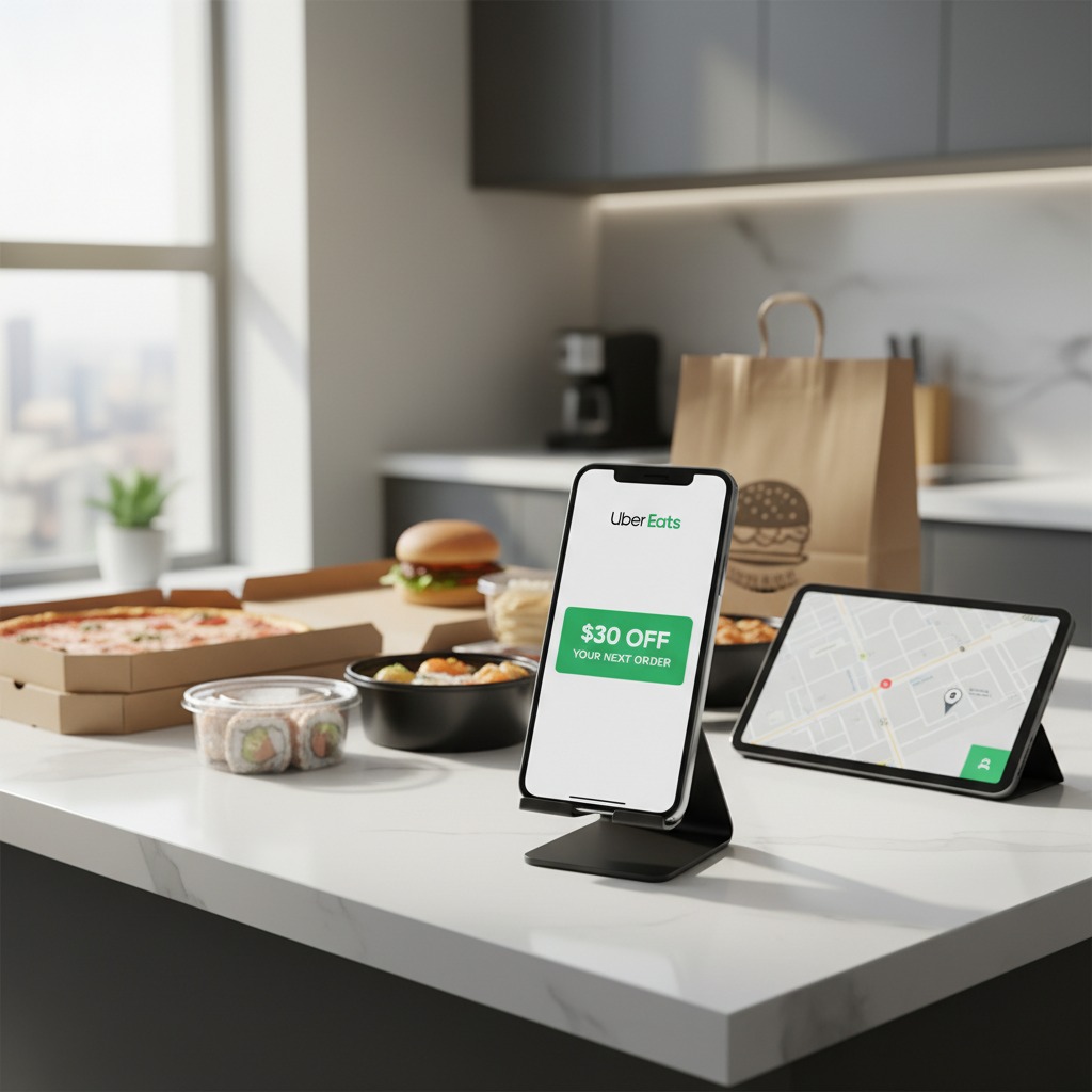 Uber Eats Voucher $30